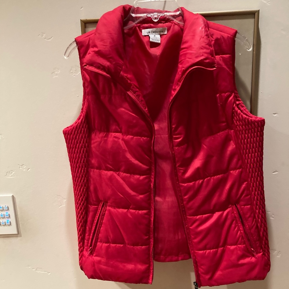 Liz Claiborne Vest red,M,red,excellent condition I